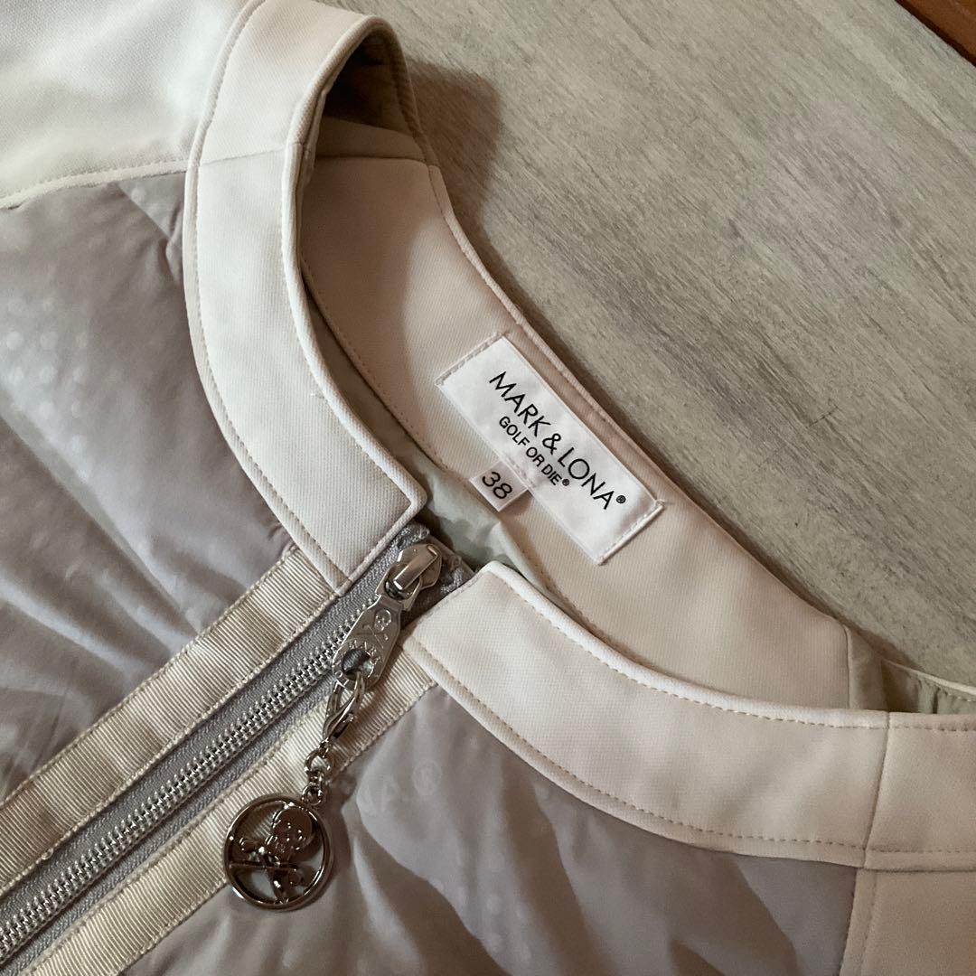 極美品MARK & LONA 異素材中綿ジップアップジャケット 38