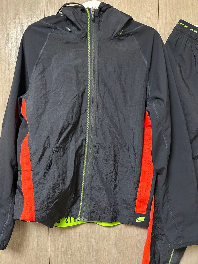 NIKE ナイキ ウインドブレーカー 上下セット ブラック M フレックス