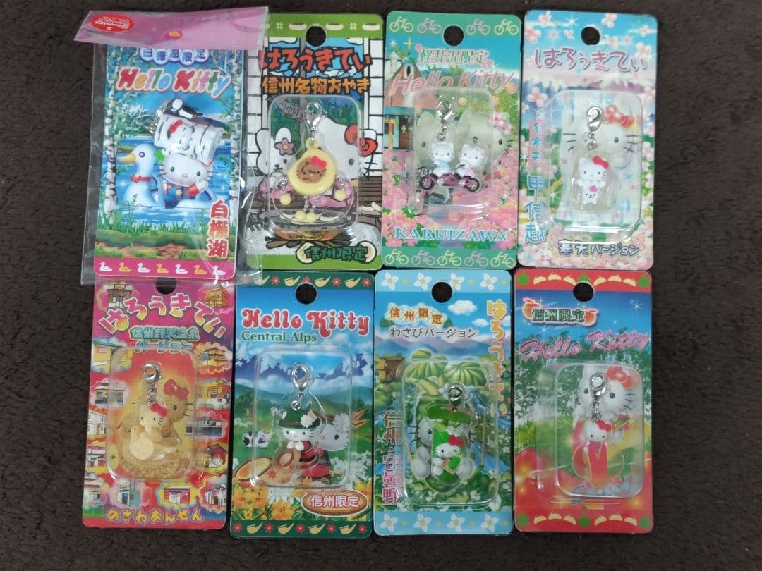 Hello Kitty ハローキティ 甲信越限定ファスナーストラップ22種セット