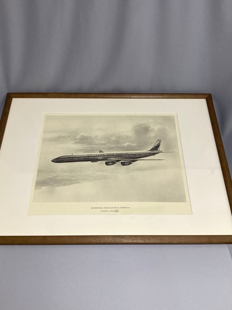 「MCDONNELL DOUGLAS DC-8 SUPER 73」アートポスター