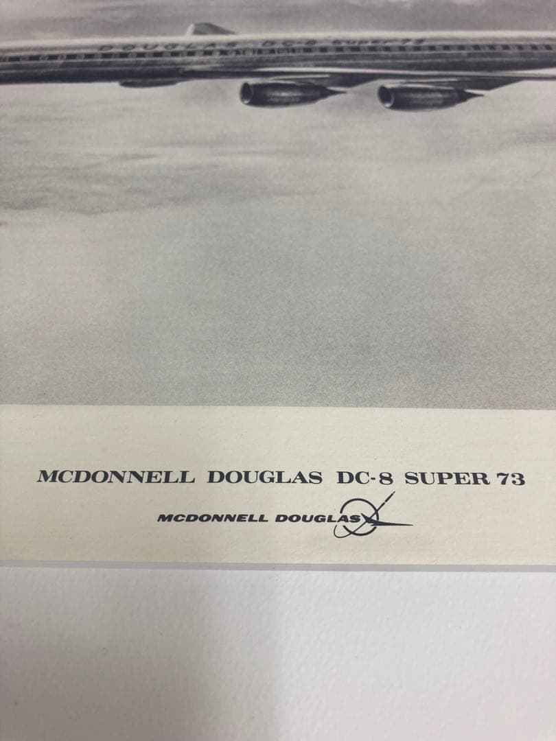 「MCDONNELL DOUGLAS DC-8 SUPER 73」アートポスター