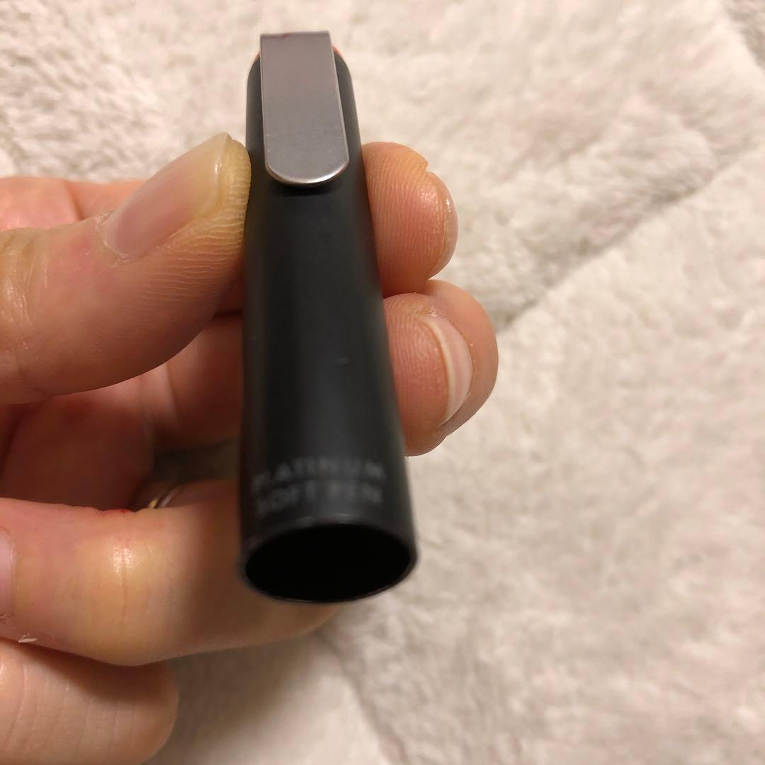 値下げ　希少透明軸　プラチナソフトペン　採点ペン　旧型　廃盤品　替えインク替え芯