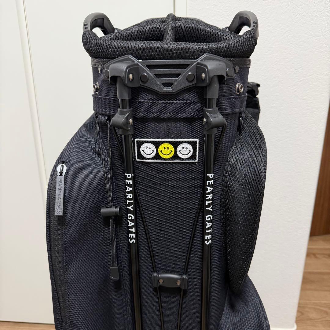 限定品 未使用「PEARLY GATES」ワッペンスタンド式キャディバッグ