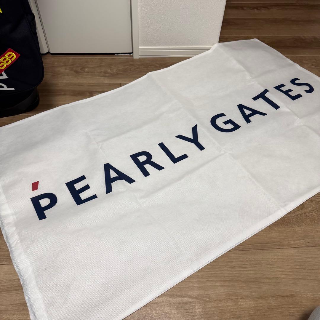 限定品 未使用「PEARLY GATES」ワッペンスタンド式キャディバッグ