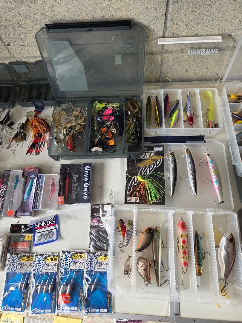 ブラックバス引退ルアーセット シーバスルアー