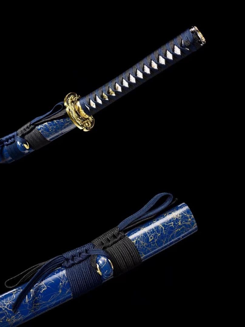 1049-武具 刀装具 日本刀　模造刀 居合刀 武士道 武蔵 鑑賞用 手鍛造打