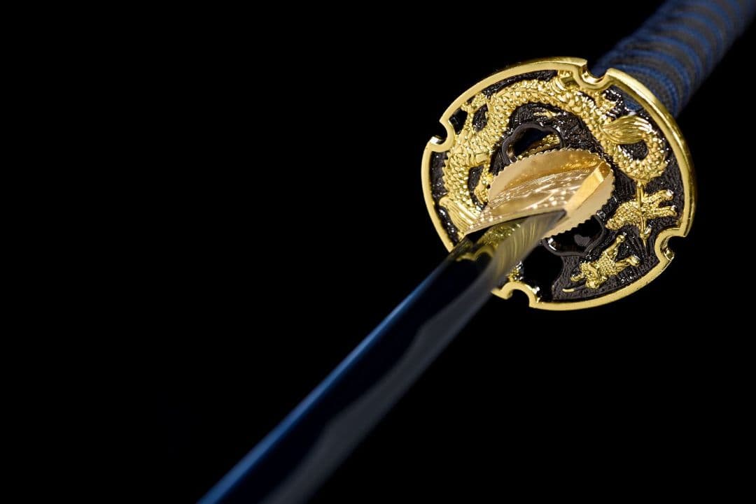 1049-武具 刀装具 日本刀　模造刀 居合刀 武士道 武蔵 鑑賞用 手鍛造打