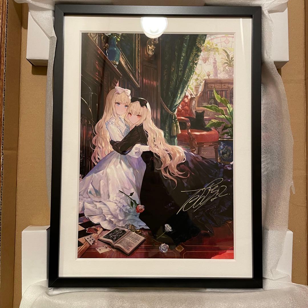 藤ちょこ　複製原画　ジークレー　X-ART 行かないで　直筆サイン