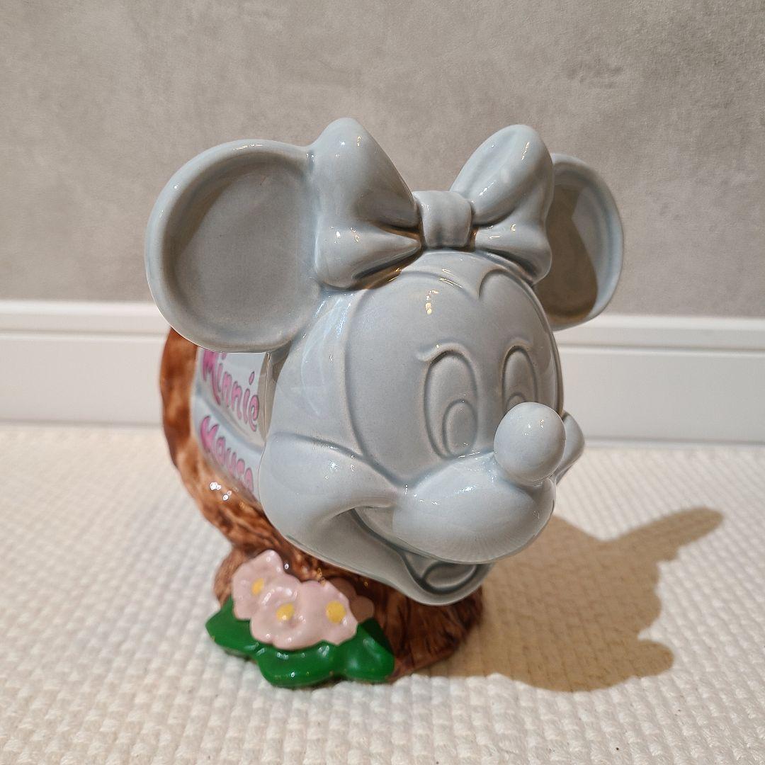 ディズニーランド　トゥーンタウン　ミニーの家　ポスト型　貯金箱　ミニーちゃん