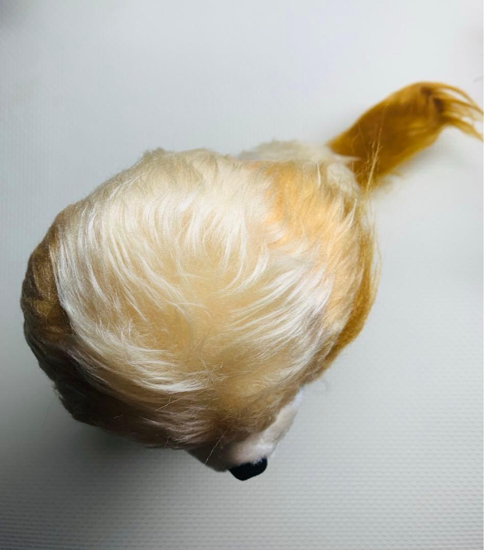 昭和レトロ　カネカロン　ぬいぐるみ　当時物　犬　いぬ　ブラシ付き　高級