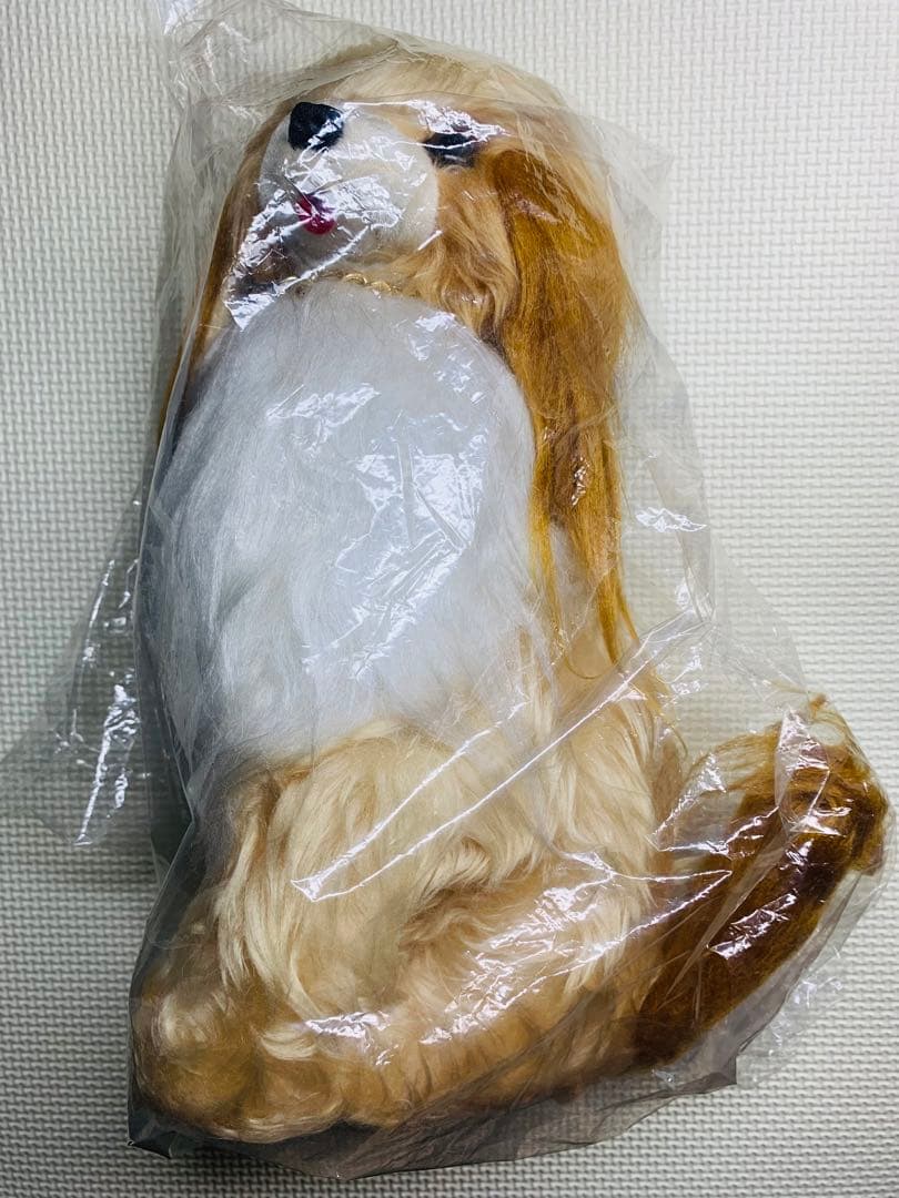 昭和レトロ　カネカロン　ぬいぐるみ　当時物　犬　いぬ　ブラシ付き　高級