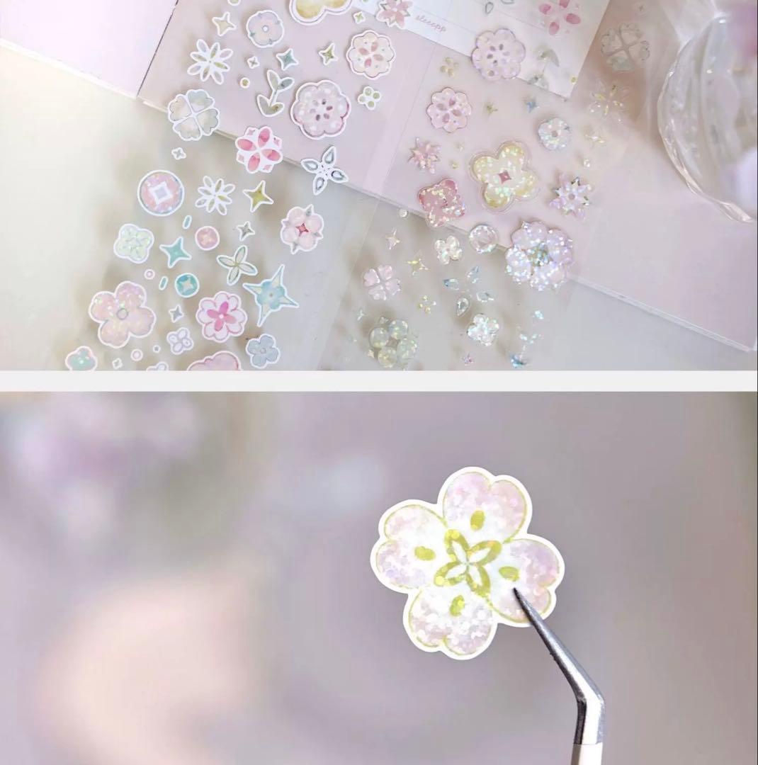 雀斑茶《花帘》海外マスキングテープ　マステ 【2232】