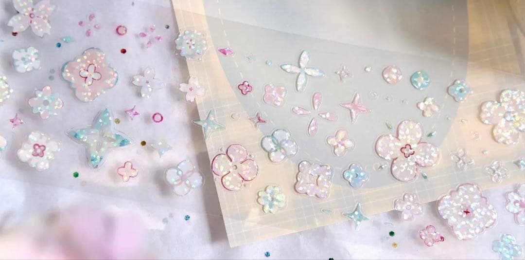 雀斑茶《花帘》海外マスキングテープ　マステ 【2232】