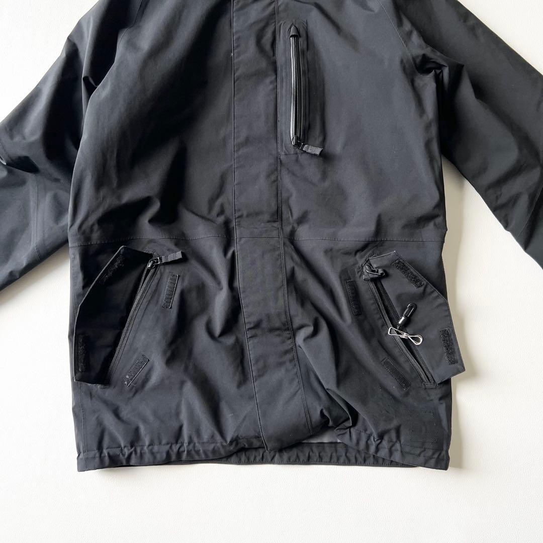 3309 バートン　ジャケット ゴアテックス スノボウェア メンズ 無地 黒