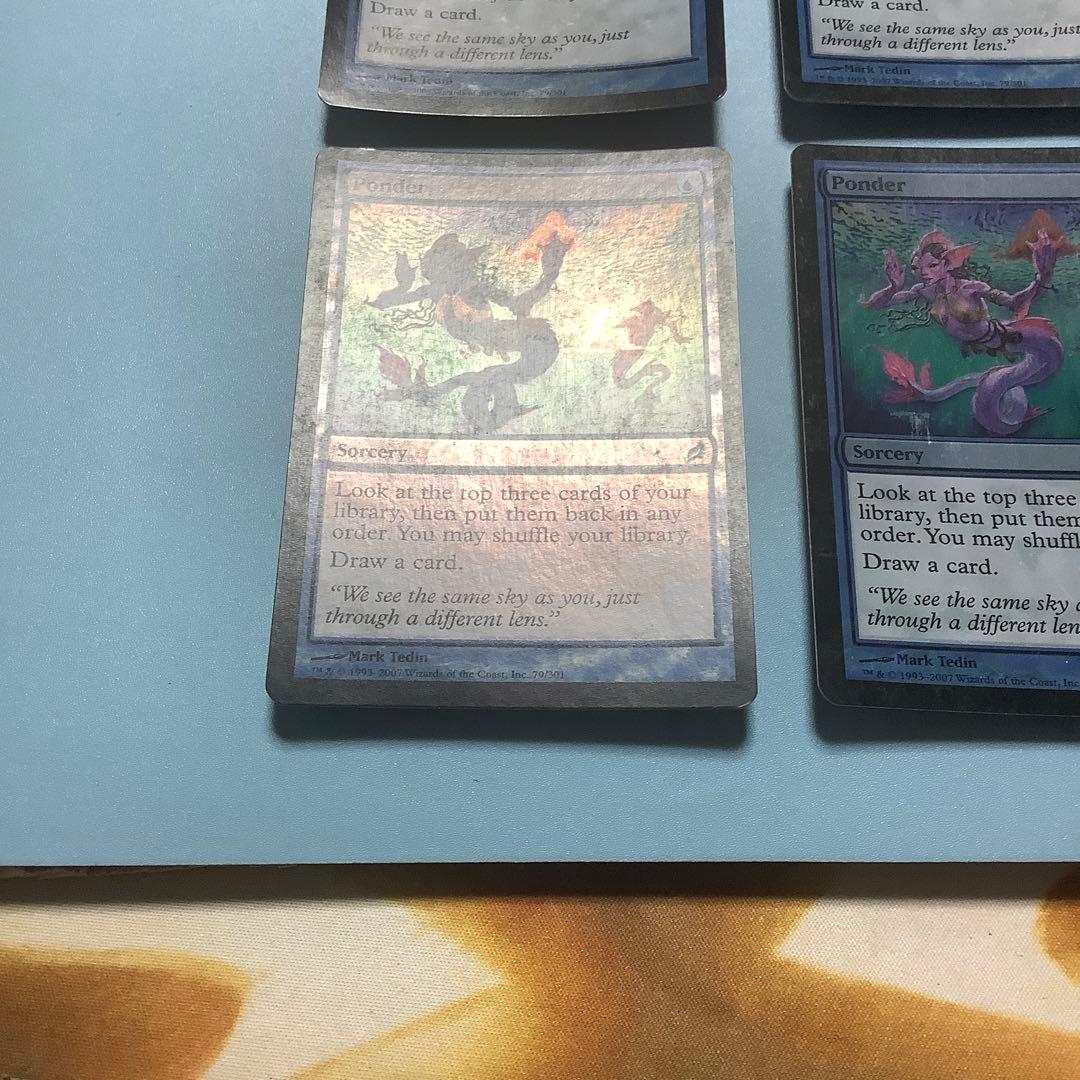 *バラ売り可*  思案/Ponder  LRW英語foil 4枚セット