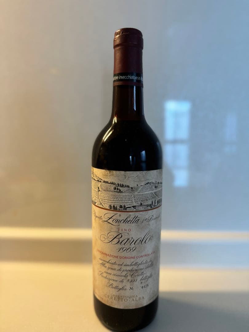 1969チェレット バローロ　Ceretto　Barolo Zonchetta