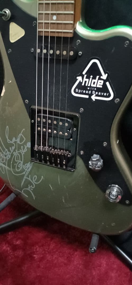 ☆hide　サインステッカー入りジャガー☆