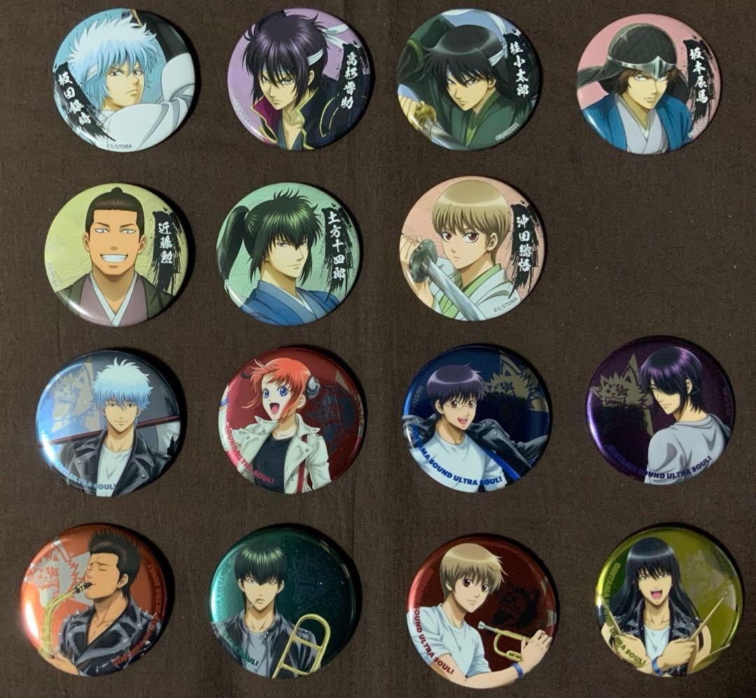 銀魂 SOUND ULTRA SOUL 缶バッジ コンプ　ダッシュストア　15点
