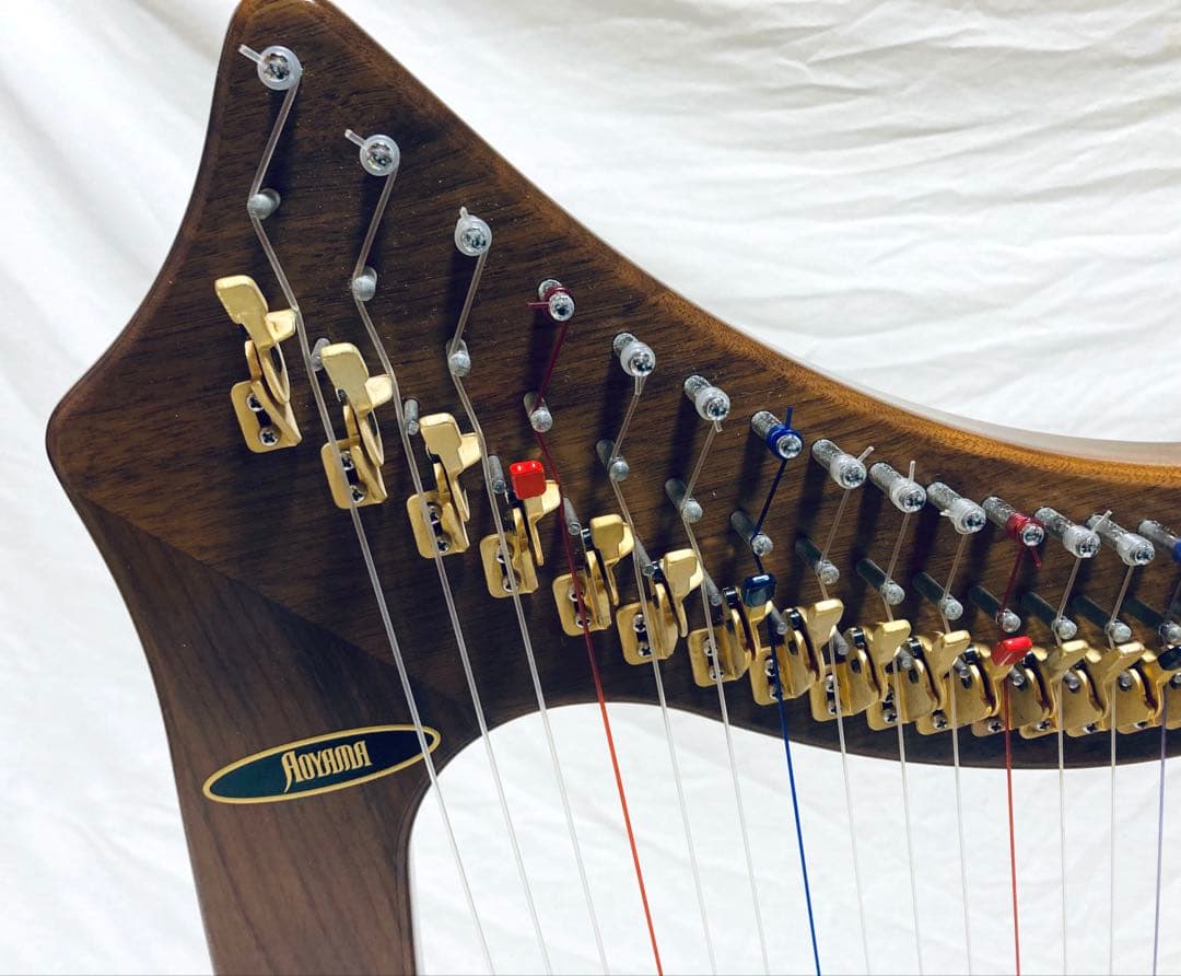 AOYAMA 25S 青山ハープ 25弦 コンパクト ノンペダル 軽量 ケース付
