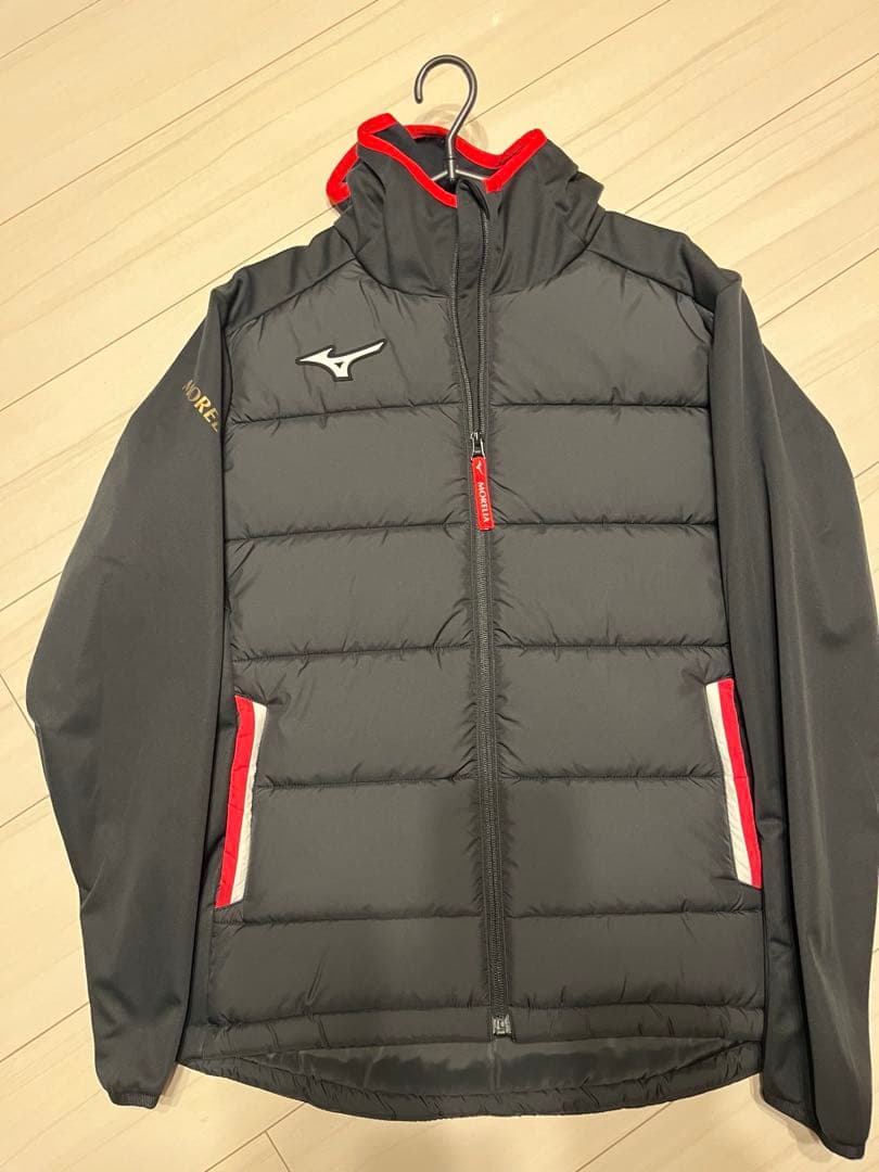 Mizuno モレリア 中綿入りジャケット 防風 ブラック