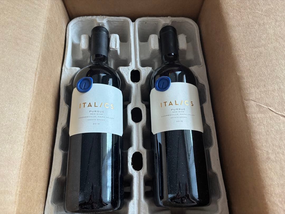 未開封 italics Pursue 2019 赤ワインNapa Valley