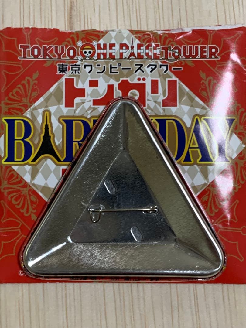 東京ワンピースタワー　トンガリ　バースデイ　缶バッジ カク