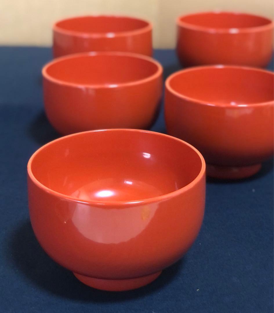 《レ》木芸家 田中重希 大鉢椀5客 日本工芸会会員 共箱　251201お2