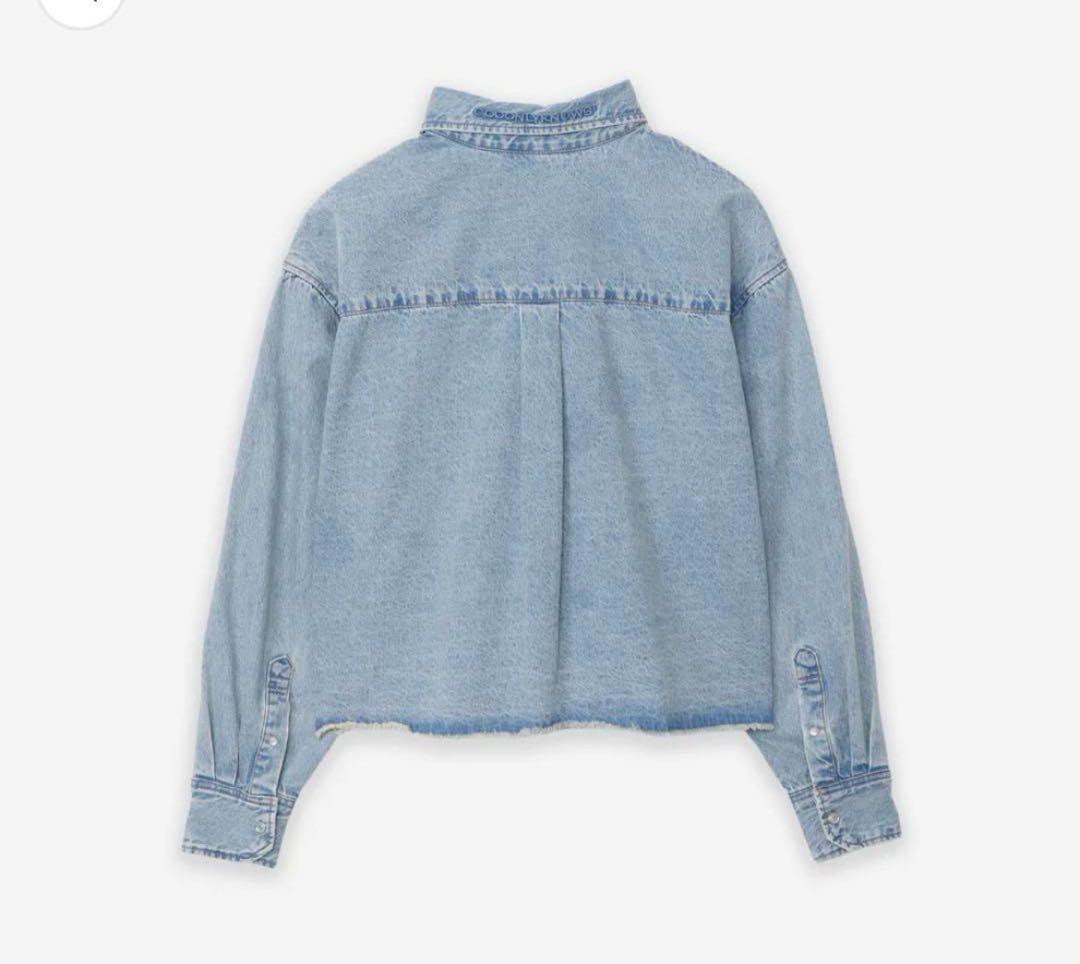 岩田剛典　GOD ONLY KNOWS CROPPED DENIM SHIRT