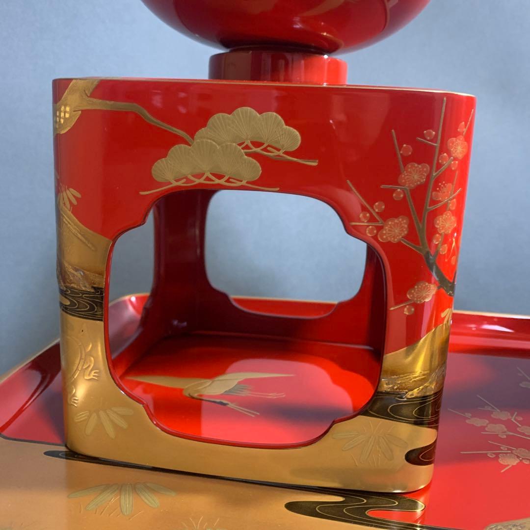 輪島塗　お屠蘇　共箱