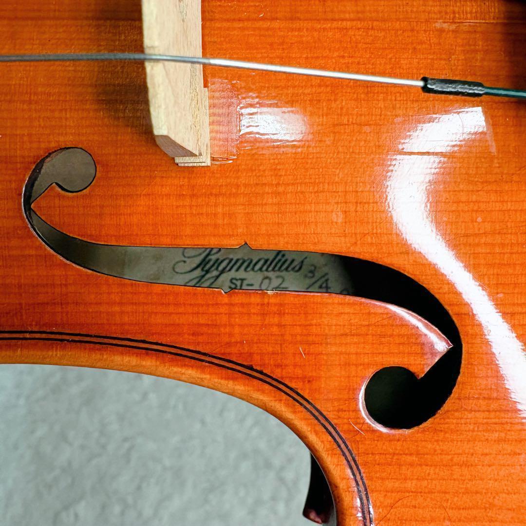 Pygmalius ピグマリウス バイオリン 虎杢　ST-02-3/4ケース付