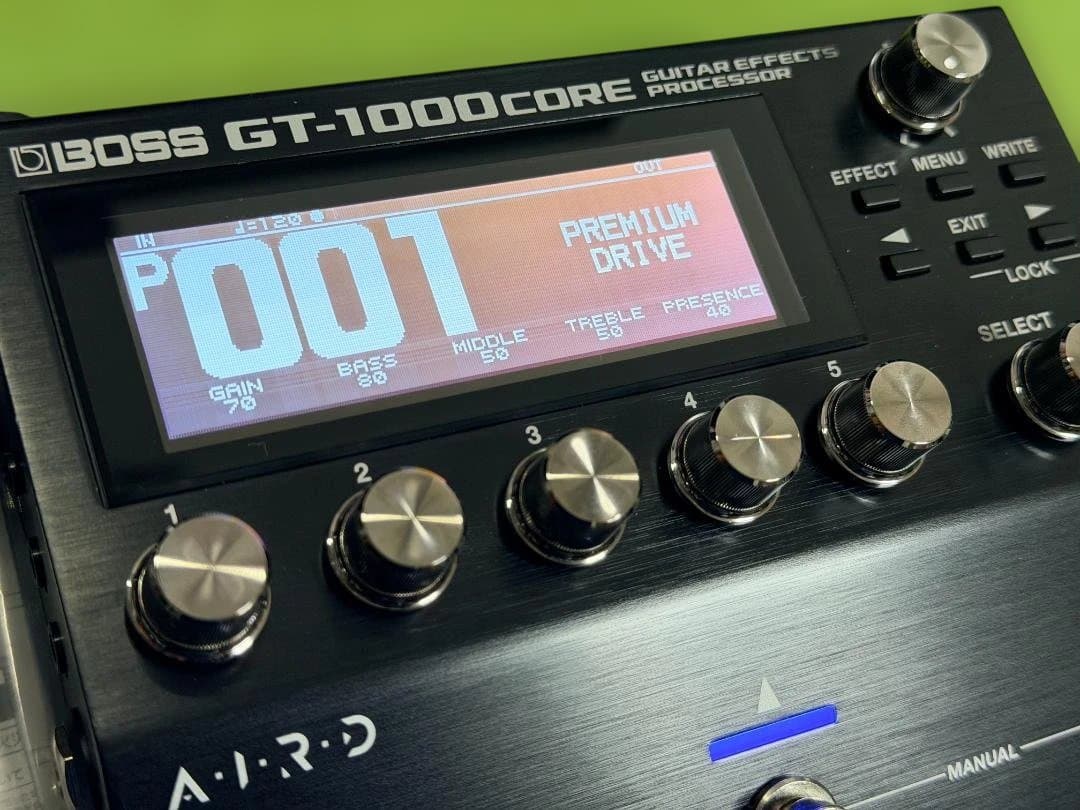 BOSS GT-1000CORE フットスイッチFS-7付き