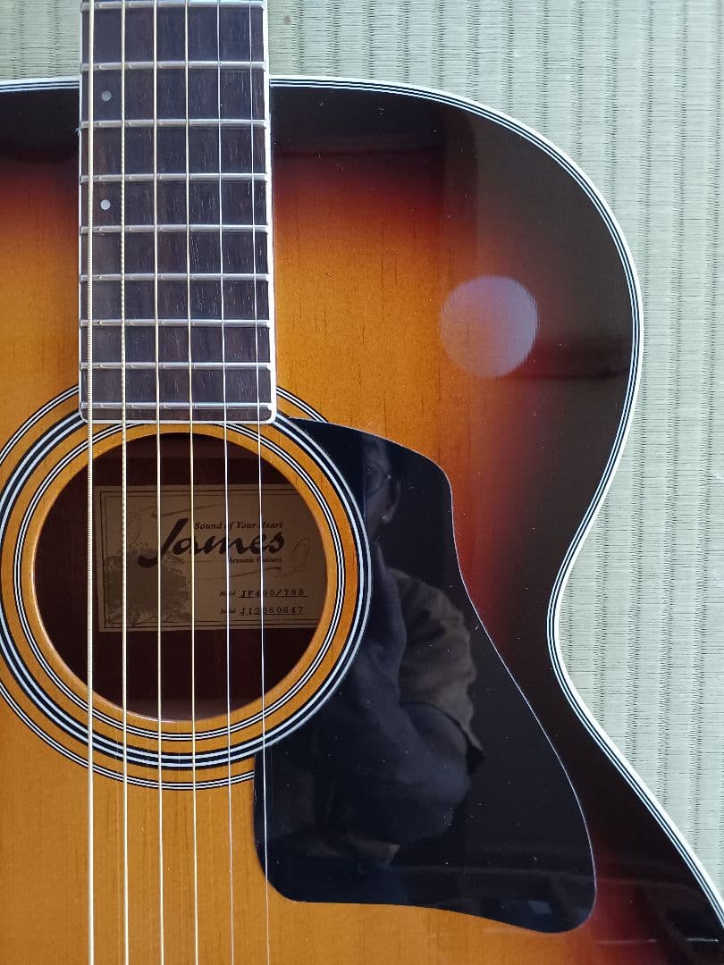 【送料込】【美品】James　JF400TSB　島村楽器　トップ単板　整備済