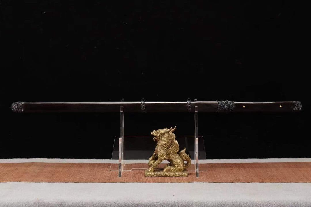 【黒木祥龍唐刀】古兵器 武具　刀装具　日本刀　模造刀 居合刀