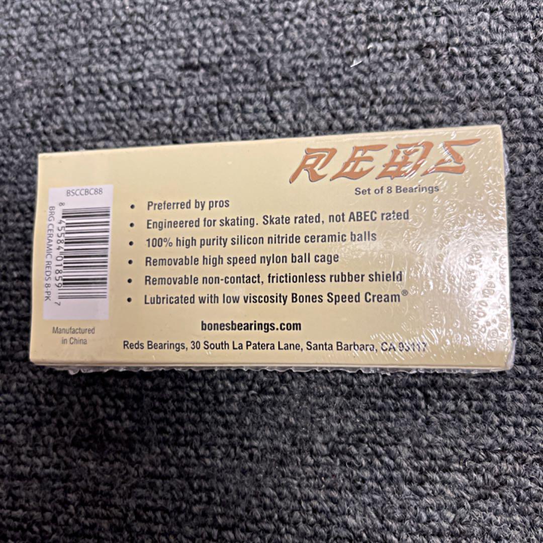 スケートボード　BONES BEARINGS CERAMIC 正規品　新品未使用