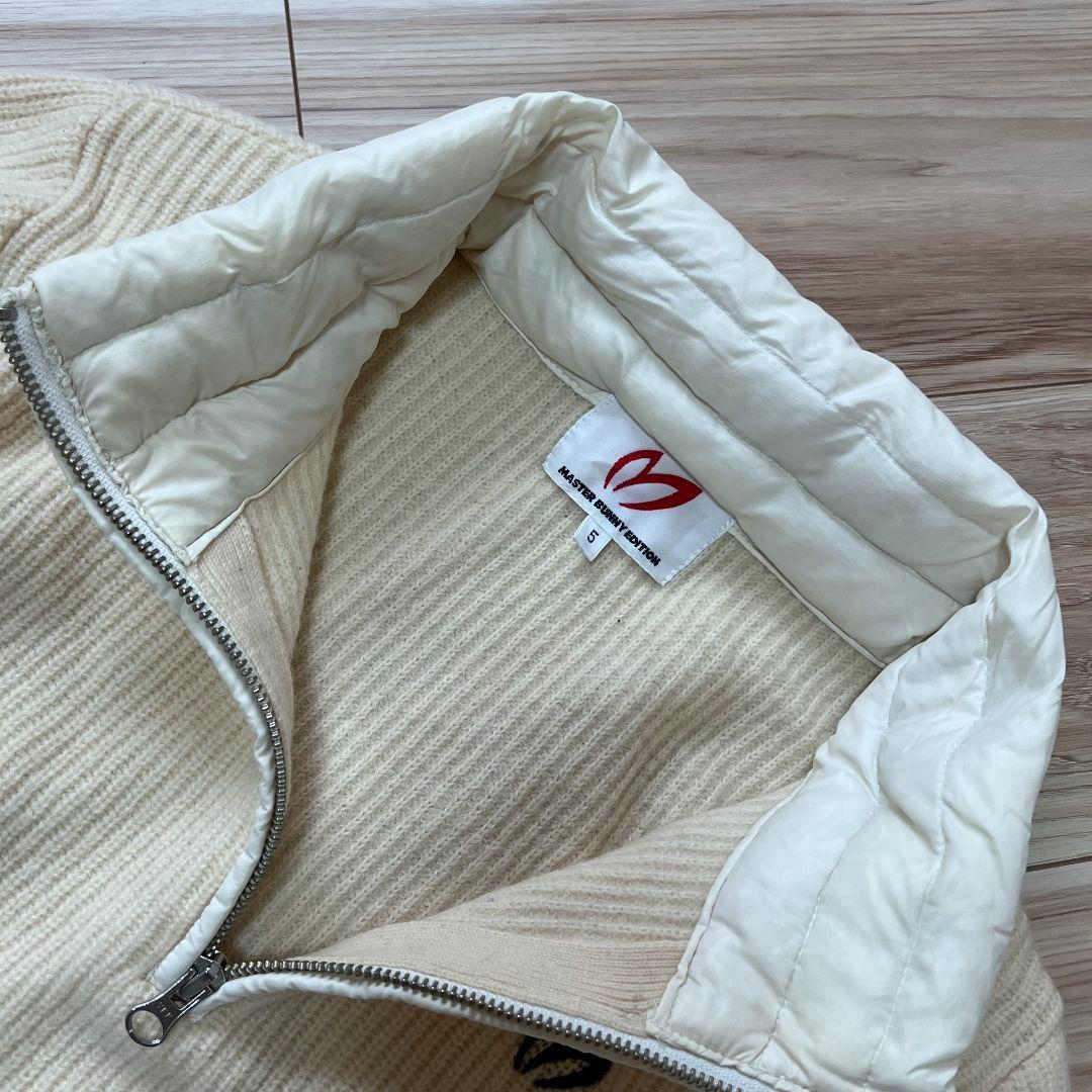 マスターバニー　ハーフジップ ハーフジップ ニット　中綿　メンズ　セーター　5