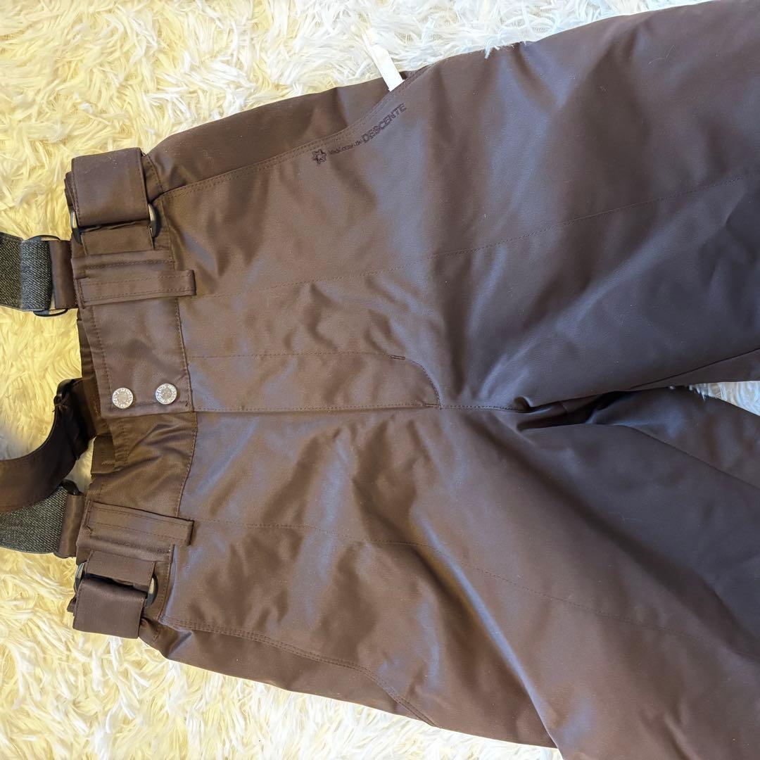 【美品】DESCENTEデサント　レディース　スキーウェア　サイズ7 白茶