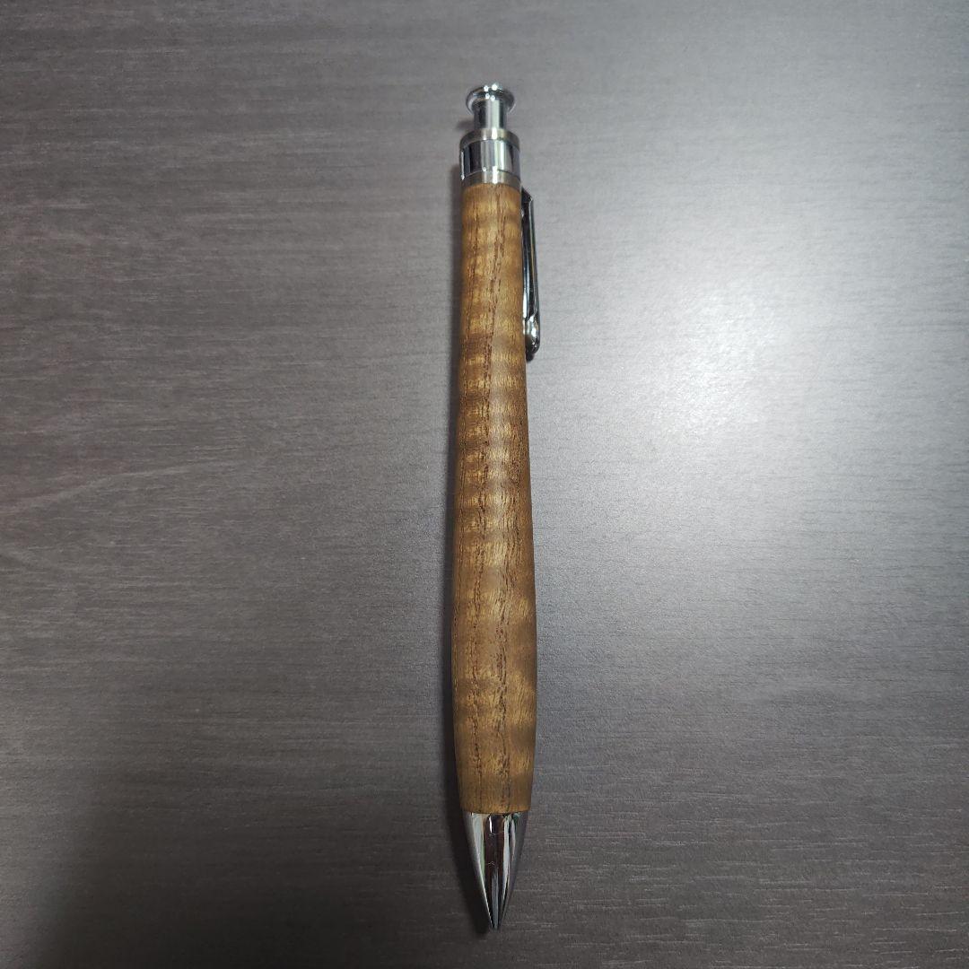 工房楔 シャープペン 縮み杢 キハダ 0.5mm