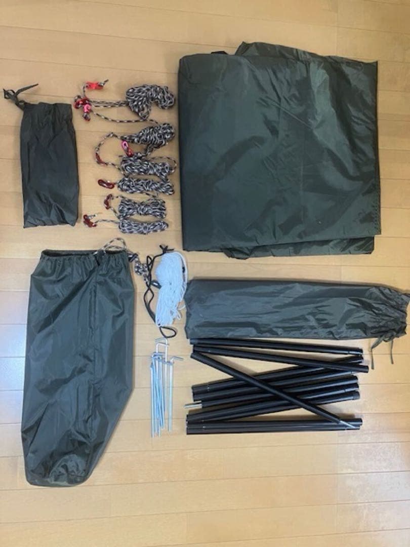 バンドックソロキャン3点セット、おまけに二股ポール付き