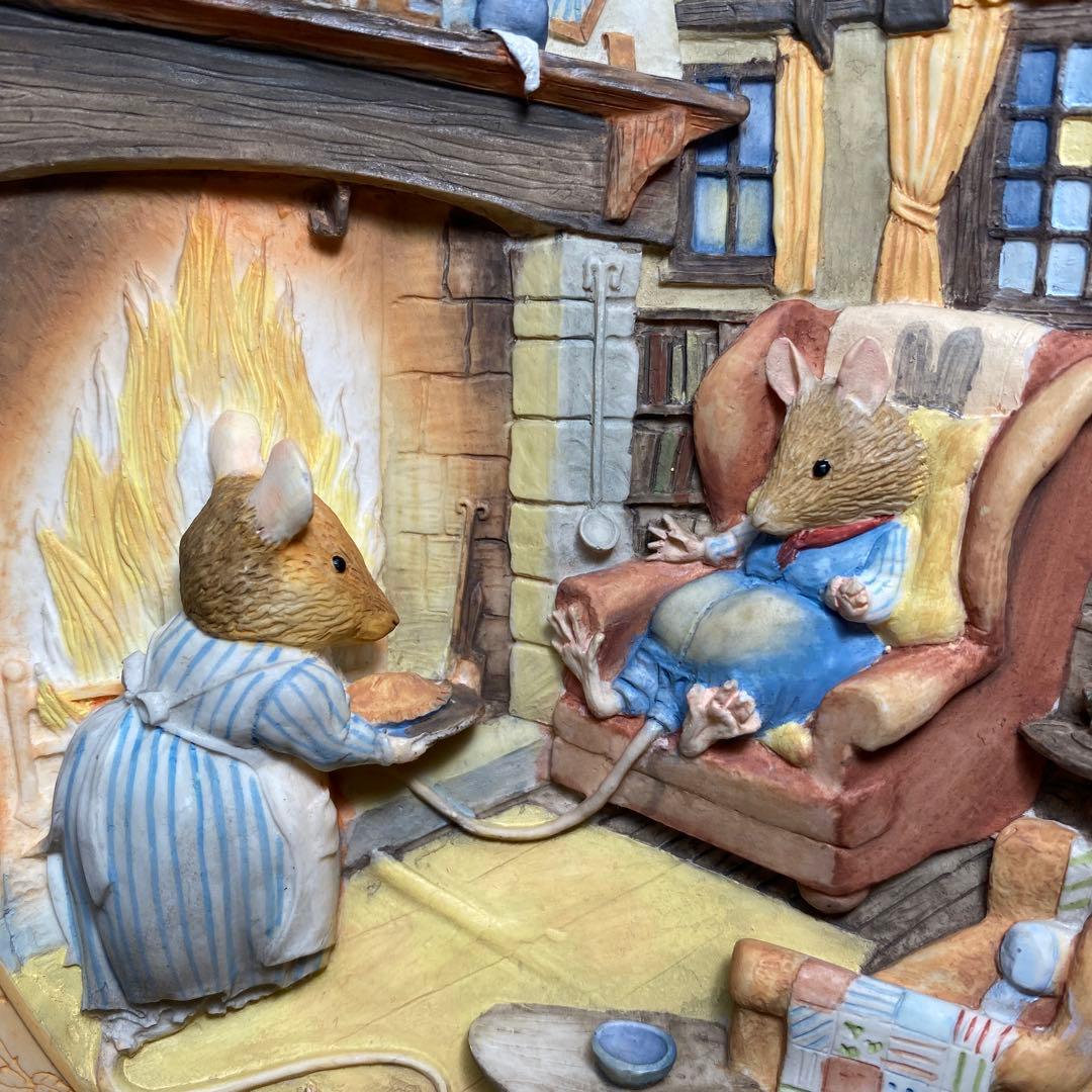 ブランブリーヘッジ 立体 壁掛けプレート ウィンター 冬 レア