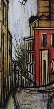 ベルナール・ビュッフェ「PAYSAGES DE PARIS-Moulin de