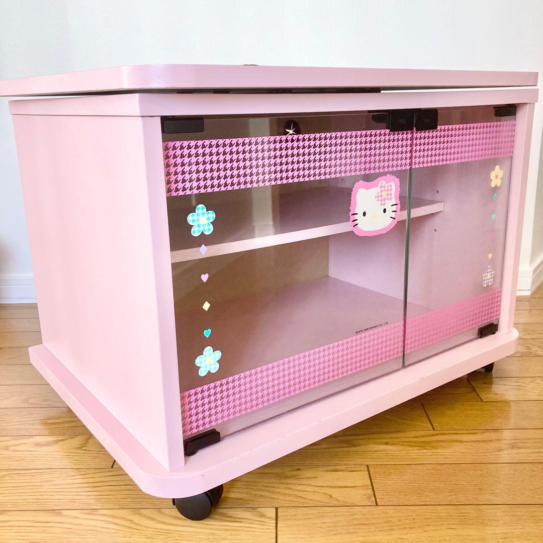 ♥️超希少！レトロ HELLO KITTY テレビ台 カオハナ 1998年 当時物