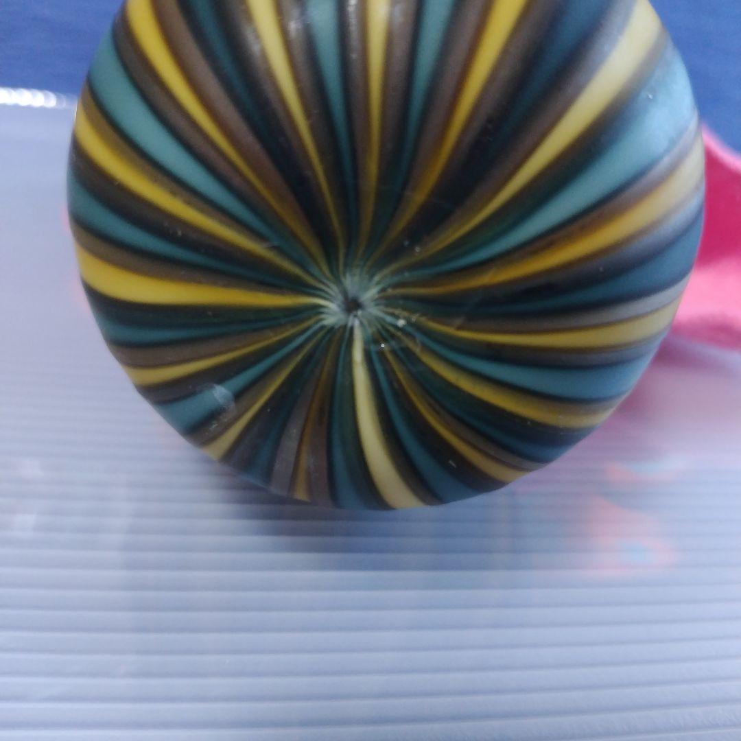 藤田喬平　手吹　ヴェニス　鶴首　花瓶　観賞用　フラワーベース　レトロ