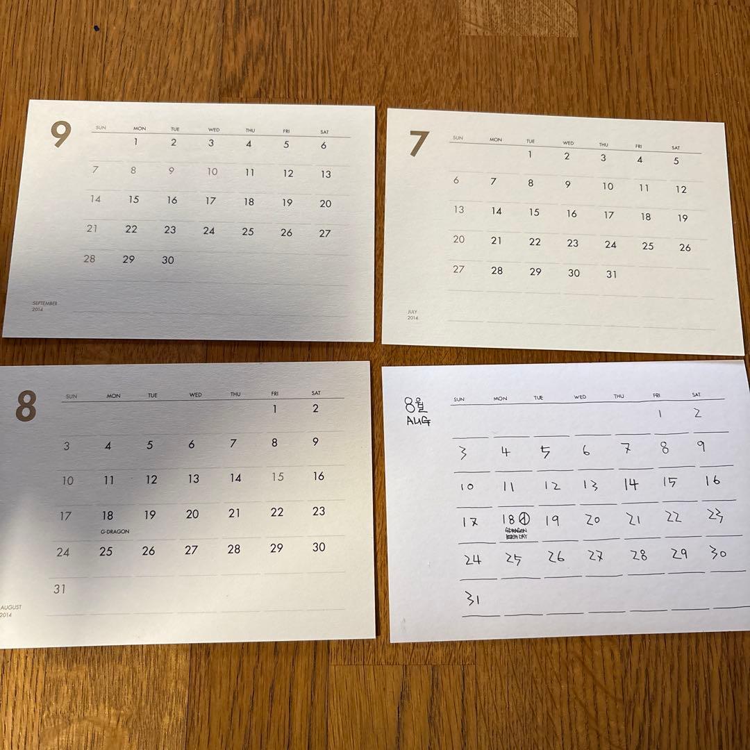 ［Mt］BIGBANG G-DRAGON シーズンズグリーティングセット