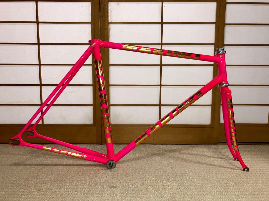 MAKINO ピスト クロモリ フレームセット 競輪 njs マキノ