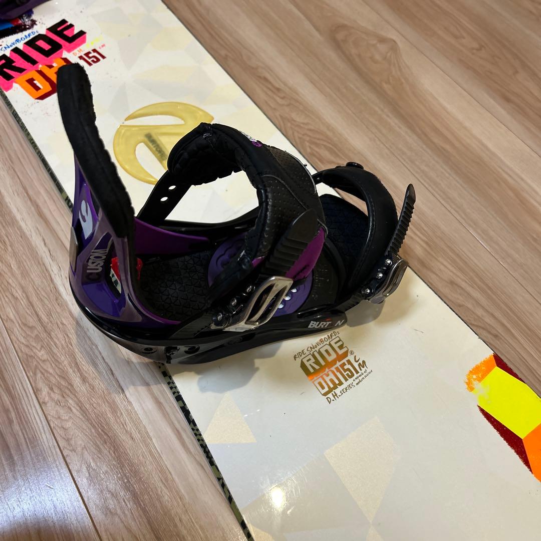 RIDE DH151cm × BURTONビンディングS
