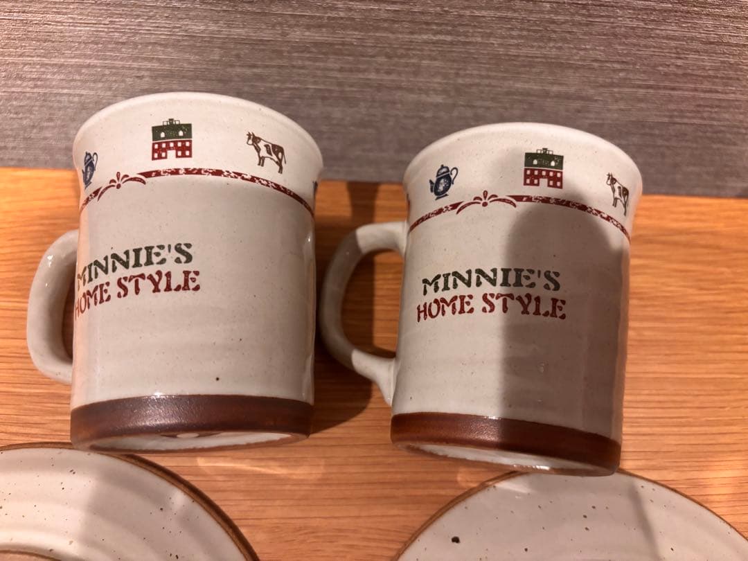 希少　レア　ディズニー　シー　ミニー　ホームスタイル　オープン　食器　コップ　皿