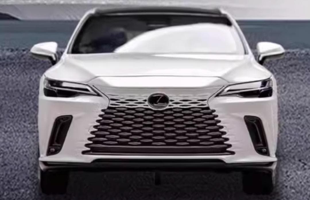 限定版1/18 レクサスRX450h+ 　ミニカー　模型　完成品　展示台付き　白