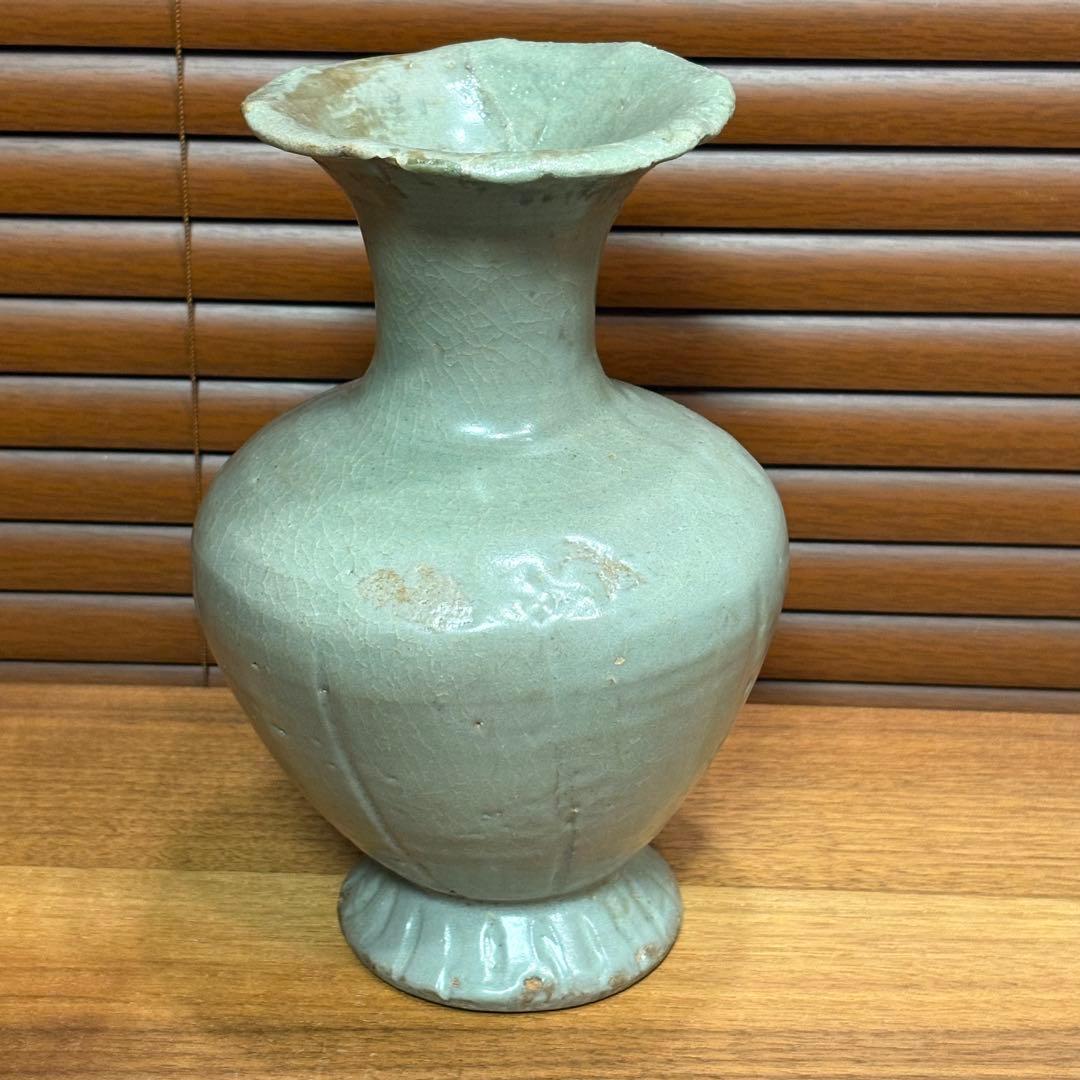 宋時代　中国青磁　中国から持って帰った希少な壺