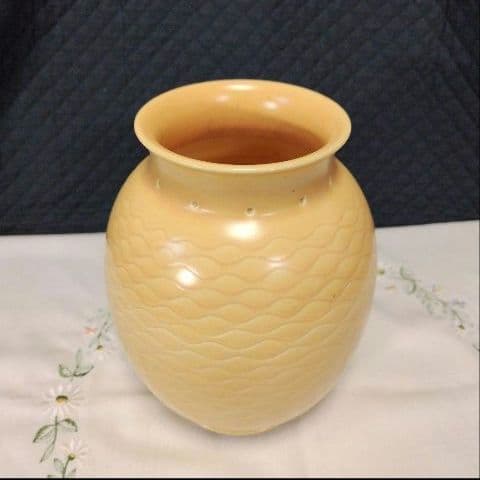 スージークーパー、アールデコ、マスタードカラーの花瓶、超レアー、超美品！