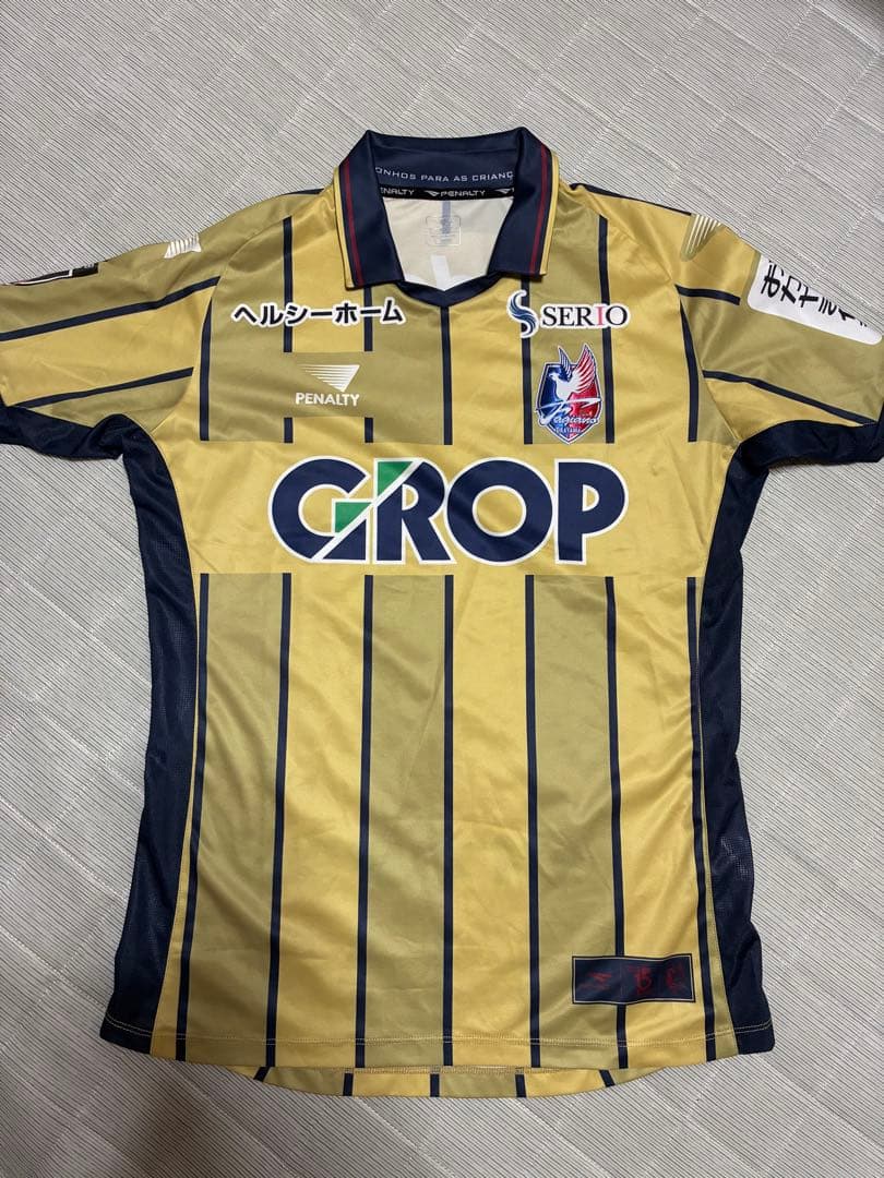ファジアーノ岡山 3rdユニホーム GKオーセンティック　未使用　O
